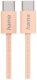 Kabel USB Hama USB-C - USB-C 1 m Pomarańczowy (002017270000) 1