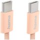 Kabel USB Hama USB-C - USB-C 1 m Pomarańczowy (002017270000) 4