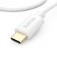 Kabel USB Hama USB-C - USB-C 1 m Biały (002015900000) 4