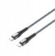 Kabel USB ColorWay USB-C - USB-C 1 m Szary (CW-CBPDCC040-GR) 2