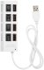 86-076# Rozgałęźnik usb wt.a-4xgn.a hub-07 biały 1