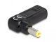 DeLOCK USB-C to 5.5 x 2.5 adapter, Laptop power tip, Black, Universal, China, 19 V, 3 A 2