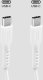 Kabel USB SBS Mobile USB-C - USB-C 1 m Biały (8018417457647) 4