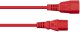 Kabelmeister SK1430-R010 kabel zasilające Czerwony 1 m IEC C14 IEC C13 1