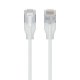 Ubiquiti Ubiquiti UACC-Cable-Patch-EL-C6A-0.15M-W-24 kabel sieciowy Półprzezroczysty, Biały 0,15 m Cat6a 1
