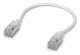 Ubiquiti Ubiquiti UACC-Cable-Patch-EL-C6A-0.15M-W-24 kabel sieciowy Półprzezroczysty, Biały 0,15 m Cat6a 2