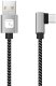 Kabel USB Techly USB-A - USB-C 1 m Czarno-szary (ICOC MU2AC9-010-AL) 1
