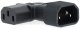 Nedis CEGB11903BK zmieniacz płci / kabli IEC-320-C13 IEC-320-C14 Czarny 1