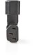 Nedis CEGB11903BK zmieniacz płci / kabli IEC-320-C13 IEC-320-C14 Czarny 1