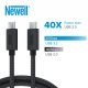 NEWELL NL3586 Kabel przewód USB-C - USB-C 3.2 Gen 2 - 2 m grafitowy 9