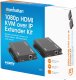 MANHATTAN 1080p60Hz HDMI KVM over IP Extender Set HDMI-Signalverl�ngerung bis 120m �ber ein Cat6-Patchkabel oder IP-f�higes Netzwerk 8