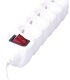 EMOS Extension cable with switch 5 sockets 10m, baltas 1