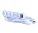 EMOS Extension cable with switch 5 sockets 10m, baltas 6
