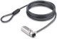 Linka zabezpieczająca StarTech StarTech SNBLC4D-LAPTOP-LOCK zapięcie do kabli Czarny, Srebrny 2 m 1