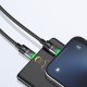 Mcdodo MCDODO KABEL USB-C 2W1 SZYBKIE ŁADOWANIE DO IPHONE 14 MACBOOK LED 100W 2M 5