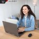 Myszka bezprzewodowa Alogy mysz ergonomiczna mała do laptopa PC bluetooth 2.4GHz cicha czarna 10