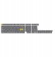 Keychron - Double Shot PBT OSA Full Set Keycap Set - Keycapy o profilu OSA Ciemnoszary Full Set 1