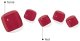 Ohora Pedicure Lakier hybrydowy w naklejce Tint Burgundy - 30szt. 4