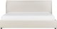 Beliani Łóżko z pojemnikiem Boucle LAVAUR 180 x 200 cm Złamana biel 4