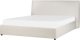 Beliani Łóżko z pojemnikiem Boucle LAVAUR 180 x 200 cm Złamana biel 5