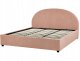 Beliani Łóżko z pojemnikiem Boucle VAUCLUSE 180 x 200 cm Pastelowy róż 8