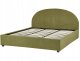 Beliani Łóżko z pojemnikiem Boucle VAUCLUSE 180 x 200 cm Oliwkowy 7