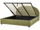 Beliani Łóżko z pojemnikiem Boucle VAUCLUSE 180 x 200 cm Oliwkowy 8
