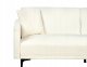 Beliani Sofa rozkładana boucle złamana biel LUCAN 9
