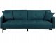Beliani Sofa rozkładana niebieska LUCAN 1