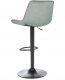 Beliani Zestaw 2 krzeseł barowych DUBROVNIK Welur Obrotowy Miętowy 5