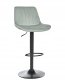 Beliani Zestaw 2 krzeseł barowych DUBROVNIK Welur Obrotowy Miętowy 7