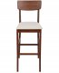 Beliani Zestaw 2 krzeseł barowych AMBLER Ciemnobrązowy 4