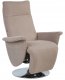 Beliani Rozkładany fotel PRIME Beżowoszary 1