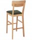 Beliani Zestaw 2 krzeseł barowych AMBLER Jasnobrązowy 5
