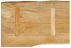 vidaXL Blat stołu, 50x40x2,5 cm, naturalna krawędź, lite drewno mango 4