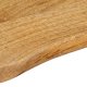 vidaXL Blat stołu, 50x40x2,5 cm, naturalna krawędź, lite drewno mango 6