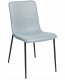 Beliani Zestaw 4 krzeseł do jadalni GLENDIVE Błękitny 4