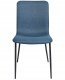Beliani Zestaw 4 krzeseł do jadalni GLENDIVE Ciemnoniebieski 5