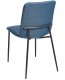 Beliani Zestaw 4 krzeseł do jadalni GLENDIVE Ciemnoniebieski 6