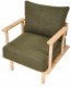 Beliani Fotel ASKER Boucle Ciemnozielony 7