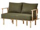 Beliani Sofa 2-osobowa boucle ciemnozielone ASKER 5