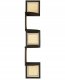 Beliani Regał 4 półki ALDER Drewno 101 cm Czarny 4