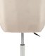 Beliani Krzesło biurowe regulowane welurowe beżowe LABELLE 9