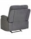 Beliani Rozkładany fotel BERGEN II Ciemnoszary 8