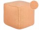 Beliani Puf 40 x 40 x 40 cm pomarańczowy ALIPUR 1