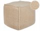 Beliani Puf 40 x 40 x 40 cm jasnobrązowy ALIPUR 1