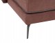 Beliani Narożnik lewostronny burgundowy ALTAN 9