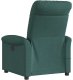vidaXL Rozkładany fotel masujący, elektryczny, ciemnozielony, tkanina 7