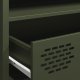 vidaXL Szafka RTV, oliwkowa, 202x39x43,5 cm, stal walcowana na zimno 9
