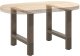 vidaXL Nogi do stolika kawowego, naturalna stal, 2 szt., 50x(42-43) cm 7